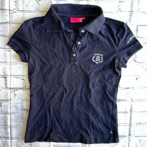 Vicomte Arthur Womens Blue Short Sleeve Polo Shirt Size “3”